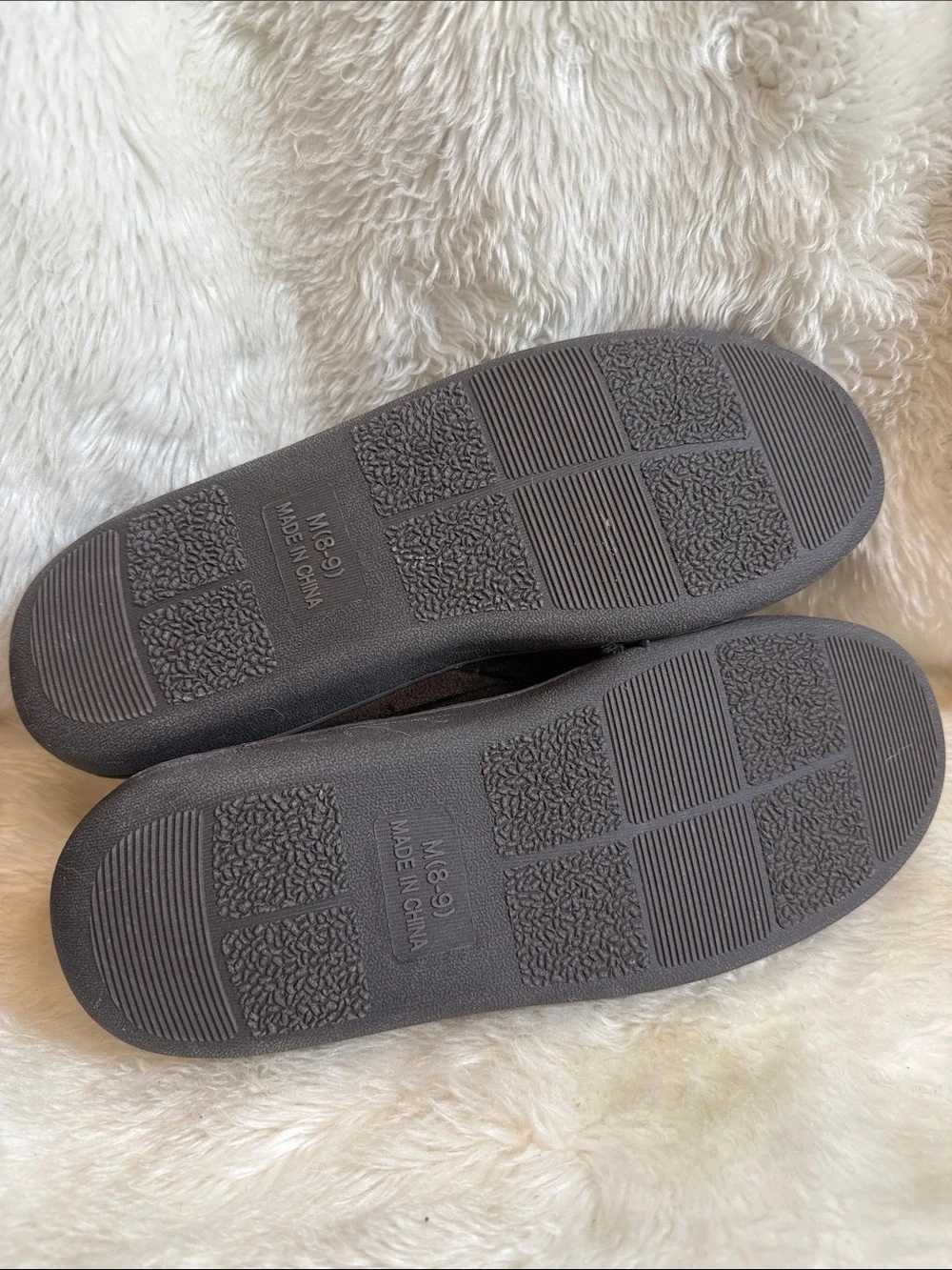 Van Heusen Bert Men’s Brown Moccasin Slippers Size M 8–9 NWT
